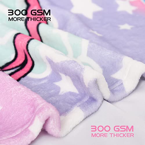 Boopbeep Unicorns Gifts For Girls Unicorn Glow In The Dark Blanket And Unicorn Throw Blanket Room Decor #TOP6
