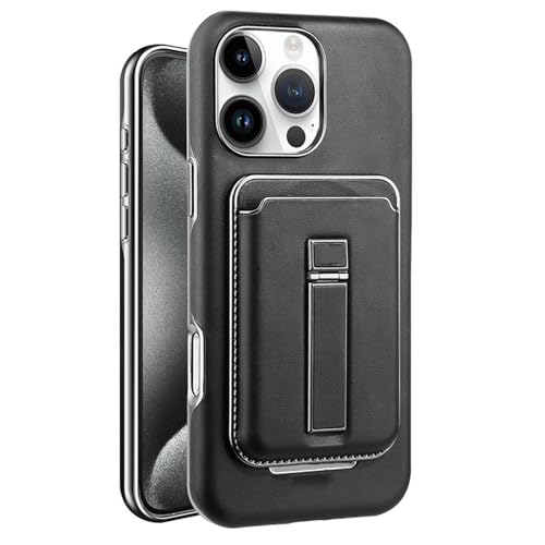 Custodia Per IPhone Pro Max Protettiva Pelle Cover Carte Credito Cellulare CustodiaNero16