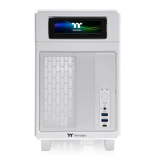 Thermaltake TR100 SFF Chassis; mITX Support; 18.9 Liters; PCIe 4.0 Riser Cable Included; 360mm GPU Clearance; 280mm Radiator Support; Removable PCIe Bracket; Snow; CA-11A-00S6NN-00 by Thermaltake - Image 2