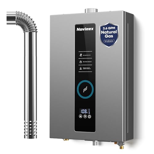 Novieex On Demand Water Heater Natural Gas 3.6 Gpm