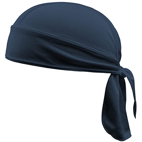 VIAUMBR Bandana sous Casque Bonnet Casquette Velo Pirate Homme Femme Randonnée Cyclisme Moto Running Sport été Léger Confortable Respirant Bleu