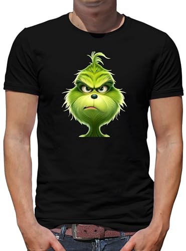 TShirt-People Grumpy Grinch T-Shirt Herren L Schwarz