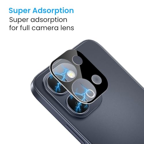 Image of ArmourPro Camera Lens Protector Tempered Glass Compatible For iQOO Z11x (6.59 Inches) With Edge To Edge Coverage | Black Lens, Pack of 1