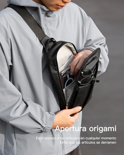 Sling Bag Inateck X-Row resistente a salpicaduras y con blindaje de seguridad RFID 5
