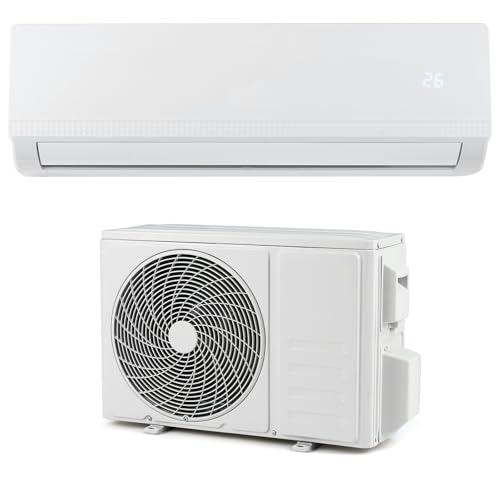SOARS Split Klimagerät - 9000 BTU R32 A++, Wandklimaanlage Eco mit Heizung/Kühlung/Entfeuchtungsfunktion, 7 Modi, 8 Windgeschwindigkeiten, Timer 24...