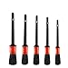 Produktbild NouveLife 5er-Set Auto-Reinigungsbürste Runde Borste Weiche Chemiefaser Kunststoffgriff Länge von 20,5 cm 22 cm 22,5 cm 23 cm 24 cm