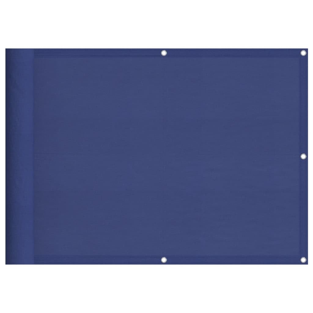 vidaXL Balcony Screen, Privacy Screen for Outdoor Patio Garden, Weatherproof and UV Protection Fence Screen, Blue 100% Polyester Oxford — image 1