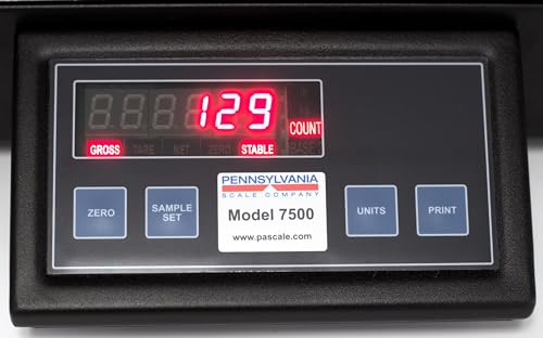 Báscula de conteo Pennsylvani 100 lb x .01 lb 12x14" miniatura 3