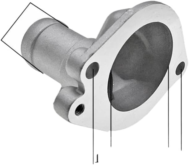 Thermostat Housing Cover Compatible with CR-X and Civic 1988-1991 - Replaces 19311-PM3-000, 19311PM3000, 19311PM5A00, 19311-PM5-A00