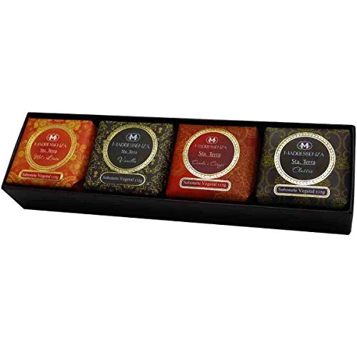 Estojo com Mini Sabonetes Madressenza Santa Terra