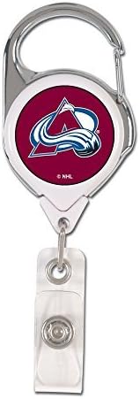 NHL Colorado Avalanche Retractable 2S Prem Badge Holders, Black by WinCraft