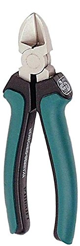 Brüder Mannesmann Seitenschneider, 6 Zoll (160 mm) - ergonomische Schneidezange aus hochwertigem Werkzeugstahl - geeignet zum Schneiden von Draht, Kabel und dünnem Kunststoff | M10956