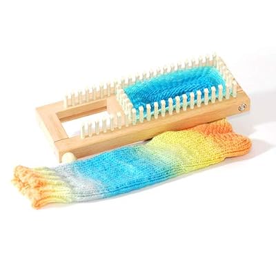 Authentic Knitting Board Sock Loom 2, regular gauge adjustable loom, 100% hardwood
