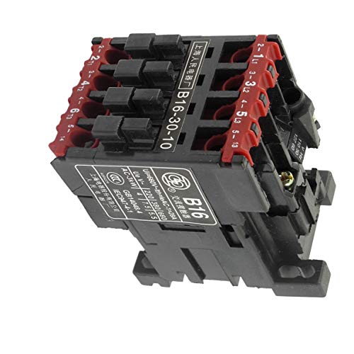 Aexit 110V 50Hz Controls & Indicators Coil 28A(AC-1) Ie 3 Pole 3NO 660V Ui 35mm Mounting Rail Motor Contactors AC Contactor