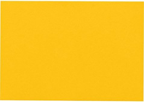 LUXPaper A9 Flat Cards | 5 1/2" x 8 1/2" | Sunflower Yellow | 100lb. Cover | 1,000 Qty