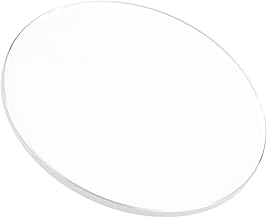 Crystal Glass Watch Lens, Diameter 37 mm, Thickness 1 mm, Flat and Round Sapphire Crystals, Transparent - (Applications: Watchmakers, Mechanical Watch Repair)
