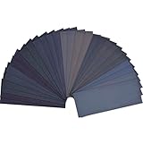 28 Pieces 120 to 3000 Grit Wet Dry Sandpaper Assortment Abrasive Paper Sheets 9 by 3.6 Inches for Automotive Sanding, Wood Furniture Finishing, Wood Turing Finishing