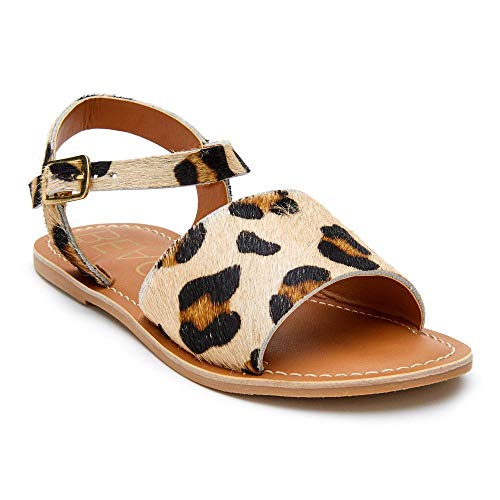 Coconuts by Matisse Girl's Ankle Strap, Fisherman Flat Sandal