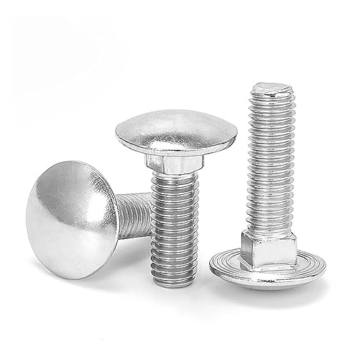 {gA2/10 M4 M5 M6 M8 M10 M12 X`[ GB12 DIN603 gX ۓ p LbW lW I fXNp L= 10-25mm(12mm,M5 x10pcs)