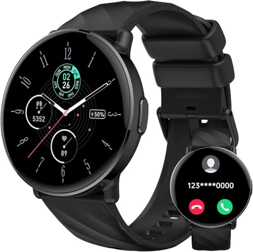 Reloj Inteligente Hombre Mujer, 1.39' Reloj Deporte con Llamadas Bluetooth 5.4, 112+ Deportivos Modos Smartwatch con Podómetro,Pulsómetro Monitor de Sueño, IP68 Pulsera Actividad para Android iOS
