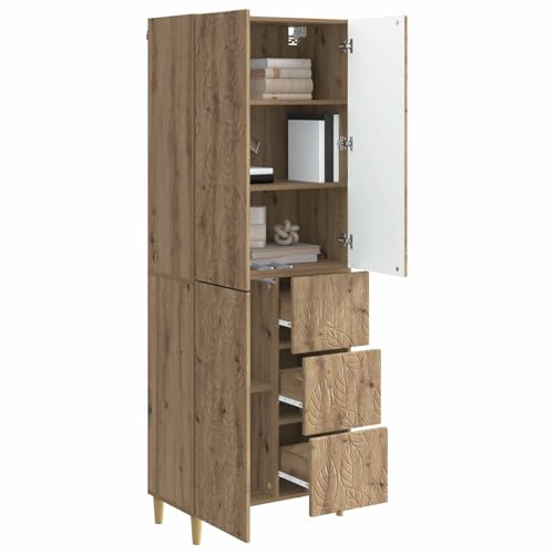 vidaXL 2 piezas roble artesanal, muebles ajustables, diseño inteligente para espacios cortos, opciones ergonómicas para el salón y al aire libre