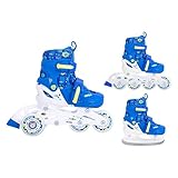 HOCHWERTIGE KUGELLAGER - die Skates wurden mit hochwertigen ABEC-5 Kugellager ausgestattet die für ein reibungsloses Fahrerlebnis sichern und, zusammen mit den weichen Rollen, einen hohen Fahrkomfort als auch ein hohes Sicherheitsniveau garantieren