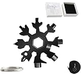 Einfach zu bedienen ： Tragbares und praktisches Tool Mehr als 18 Arten von Anwendungen, die Sie entdecken können! Kann verwendet werden, um Bierflaschen zu öffnen, Schrauben zu drehen, Skier, Fahrräder, Spielzeug usw. zu reparieren. Es kann auch in den Schlüsselring, Rucksack hängen oder in den Weihnachtsbaum geschmückt werden.