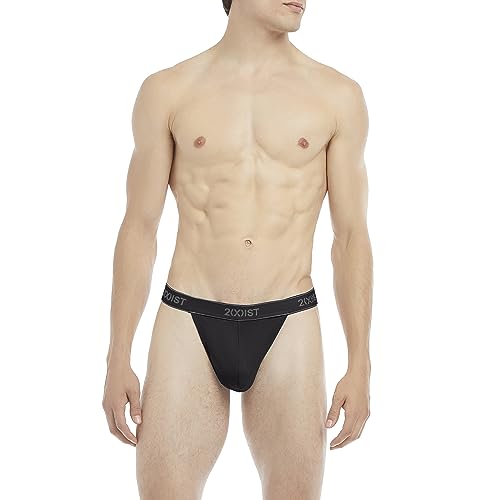 2(X)IST mens Essential Cotton Classic Thong 3-pack2