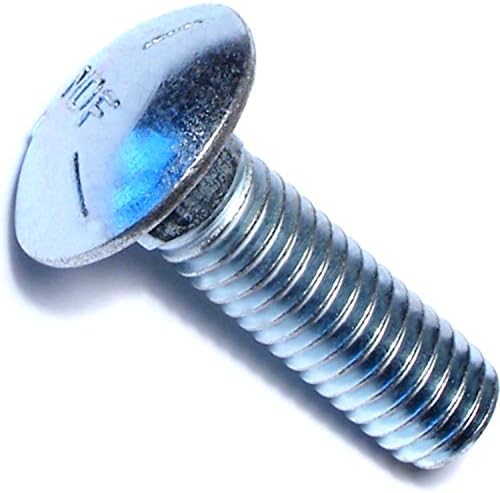 Bulloni Testa Tonda Bulloni A Testa Tonda Carriage Bolts Acciaio Inox 18-8 - 3/8-16 X 2-1/2, Confezione Da 10 Bulloni A Collo Tondo Inox