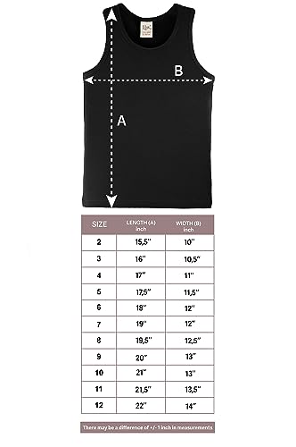 Lilax Girls' Racerback Tank Top 7 Black thumb #8