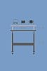 Laptop Stand and Desk Height Adjustable Wheeled Oval Edge (80 LICK COFFEE TABLE)
