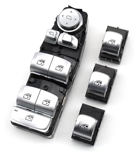 Bouton de lève-vitre voiture chromé pour BMW G31 G02 finition luxe