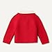 Amazon Essentials x Sofia Grainge Unisex Babies' Peter Pan Collar Sweater Jacket, Red, 3-6 Months
