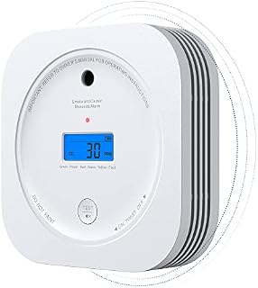 Smoke & Carbon Monoxide Alarm, AEGISLINK Wireless Interlinked Smoke and CO Detector, 10-Year Battery Life, Transmission Range over 250 m, SC-RF200 (RF Interlinked), 1-Pack