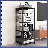 Polyvalent : nos armoires multimédia AV haute capacité sont conçues pour optimiser l'espace vertical, servant de support multimédia élégant pour les cinémas maison et d'étagères de rangement fonctionnelles pour les bureaux, les salons et les chambres. Améliorez votre décoration et améliorez votre décoration avec cette solution multifonction qui s'adapte parfaitement à n'importe quel environnement.