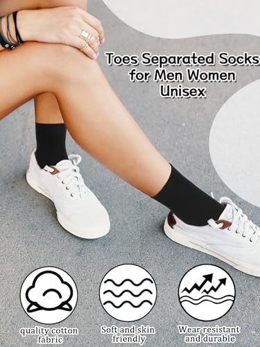6 Pairs Japanese Toes Separated Socks for Men Women Unisex4