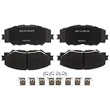 ACDelco Silver 14D1210CHF1 Ceramic Front Disc Brake Pad Set