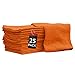 Nabob Wipers Auto-Mechanic Shop Towels, Shop Rags 100% Cotton Commercial Grade Perfect for Your Garage, Auto Body Shop & Bar Mop (12x12) inches, 25 Pack, (Orange)
