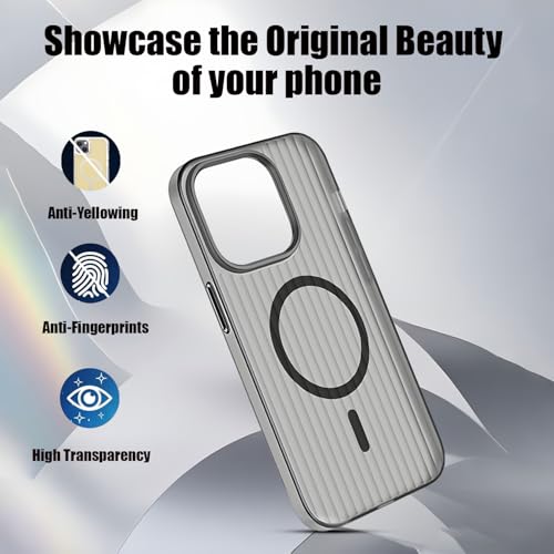 Image of AIBEX Protective Back Case Cover Compatible for iPhone 13 /14 | Camera & Body Protection| Shockproof,Scratch Resistant| Mag-Saf Wireless Charging Support - Black