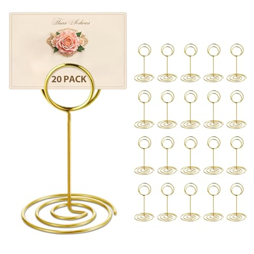 Image of WILLIZTER Gold Table Number Holders, 20PCS