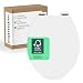 Produktbild instmaier Gaia | WC Sitz | Weiß | MDF-Holz geprüft nachhaltig mit FSC-Zertifizierung | Ovale Form | Toilettensitz mit Absenkautomatik | Pflegeleichte Toilettenbrille