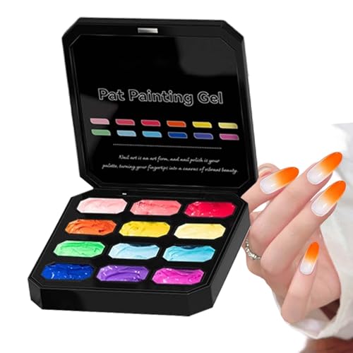 Gel para pintar uñas y paleta mezcladora artística para lucir manos perfectas en casa