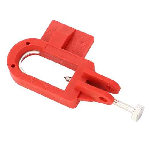 Circuit Breaker Lockout Device with Copper CR Plated Screw Nylon Material Large Circuit Breaker Lockout for Electrical Air Switch Lock Long Closing Stroke