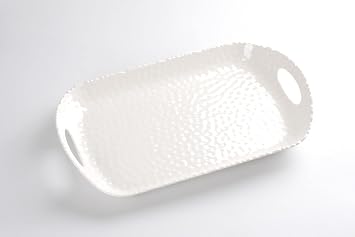 Pampa Bay Rectangular Tray with Handles Classic White