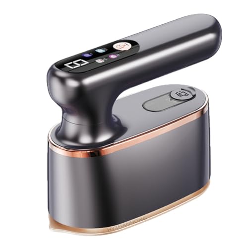 HYZHANHONG 1200W Mini Portable Ironing Machine, Home Fabric Steam Iron with LCD Color Screen, University Dormitory Home Essential Iron