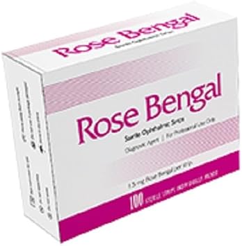 Rose Bengal Strips Rose Bengal Sterile Ophthalmic Strips USP