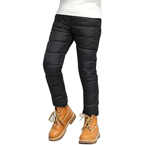 YYF Unisex Kinder Daunenhose Junge Mädchen Stepphose Warm Winter Kinder Leichte Daunen Hose Winterhose Cover