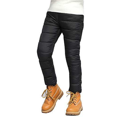YYF Unisex Kinder Daunenhose Junge Mädchen Stepphose Warm Winter Kinder Leichte Daunen Hose Winterhose Cover
