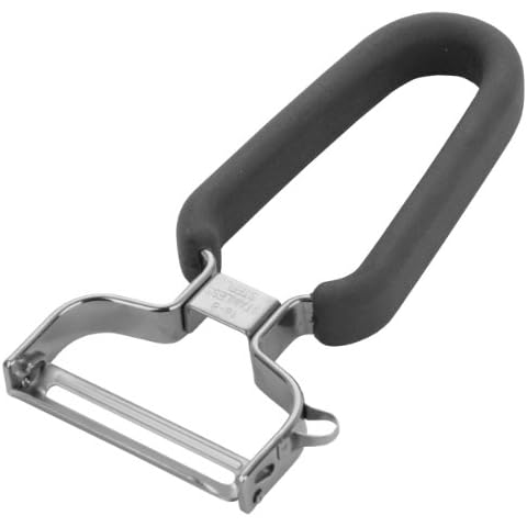 MIU France 90130 Stainless Steel Peeler with Potato Eye Remover, Silver Cover