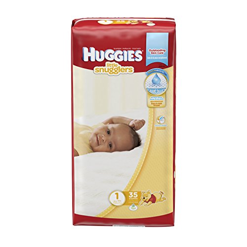 Huggies Little Snugglers Diapers, Size 1, 35 Count (Packaging May Vary)